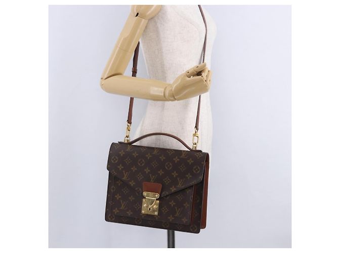 LOUIS VUITTON Monogram Monceau 28 Hand Bag M51185 LV Auth 205110V Monogramm - Ansicht 34