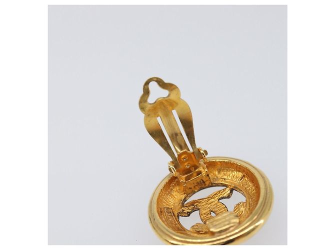 CHANEL Ohrringe Metall Goldfarben CC Auth 204143V - Ansicht 11