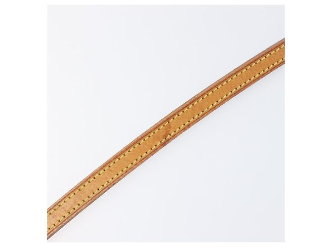 LOUIS VUITTON Nume leather Shoulder Strap Leather 48"" Beige LV Auth 204022V - vista 11