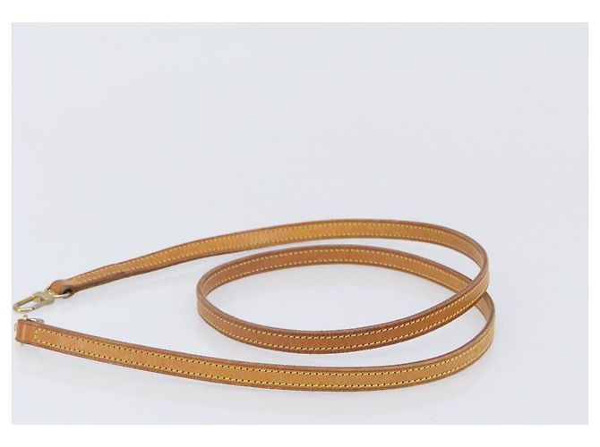 LOUIS VUITTON Nume leather Shoulder Strap Leather 48"" Beige LV Auth 204022V - vista 4
