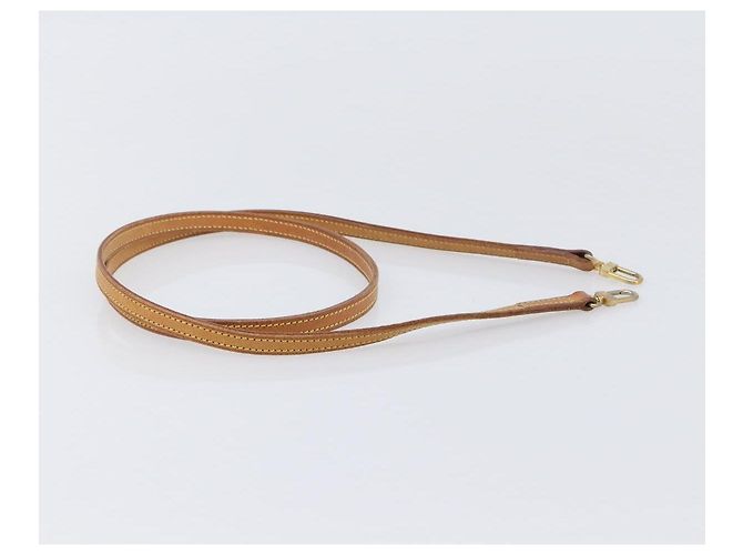LOUIS VUITTON Nume leather Shoulder Strap Leather 48"" Beige LV Auth 204022V - vista 5