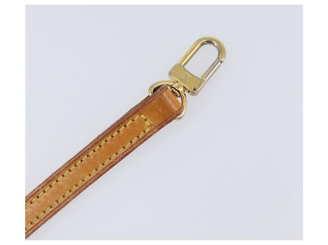 LOUIS VUITTON Nume leather Shoulder Strap Leather 48"" Beige LV Auth 204022V - vista 6