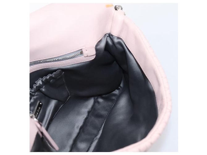 Bolsa de Ombro Miu Miu Matelassé em Couro Rosa Prateada Autêntica ka6197V Prata - vista 23