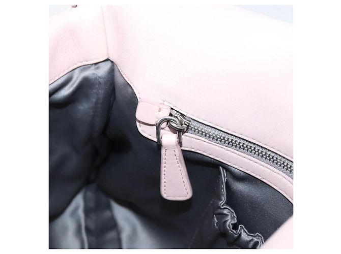 Bolsa de Ombro Miu Miu Matelassé em Couro Rosa Prateada Autêntica ka6197V Prata - vista 25
