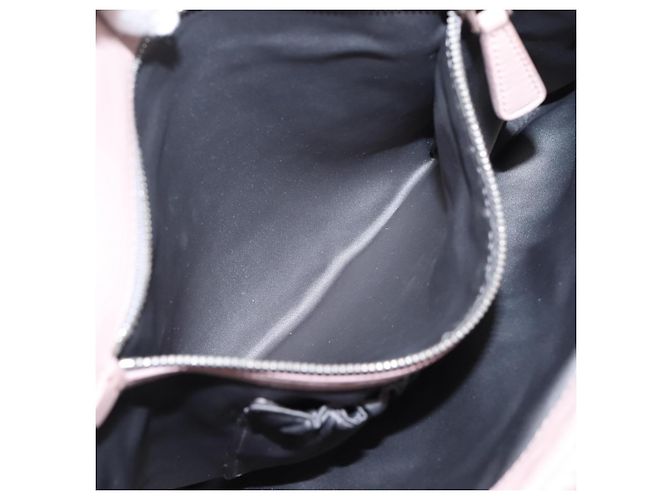Bolsa de Ombro Miu Miu Matelassé em Couro Rosa Prateada Autêntica ka6197V Prata - vista 26