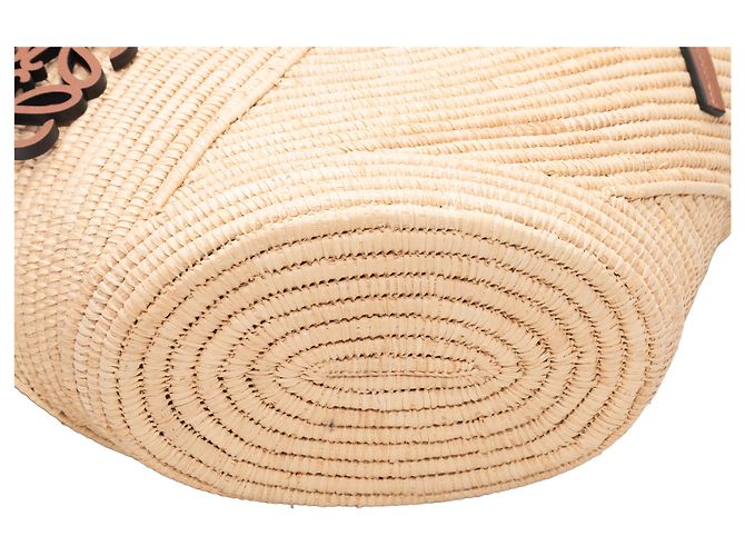 Loewe Petal Shopper aus Raffia Tan Kamel - Ansicht 6