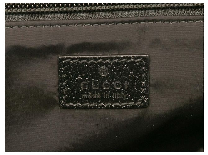 Bolsa Messenger Gucci Imprime com fivela dupla preta Preto - vista 6