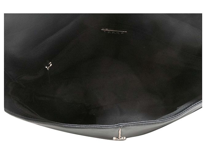 Loewe Leder-Klapptasche Black & Cream Schwarz - Ansicht 5