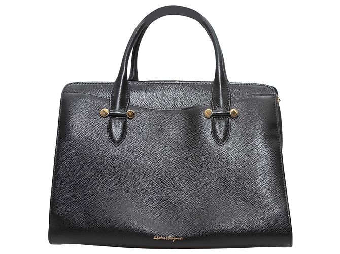 Borsa con manico Salvatore Ferragamo nera Nero - vista 2