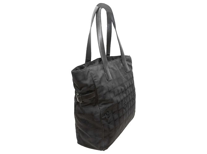 Chanel Nylon Logo Tote Bag in Schwarz - Ansicht 2
