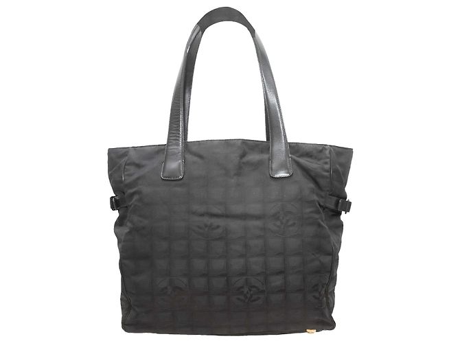Chanel Nylon Logo Tote Bag in Schwarz - Ansicht 3