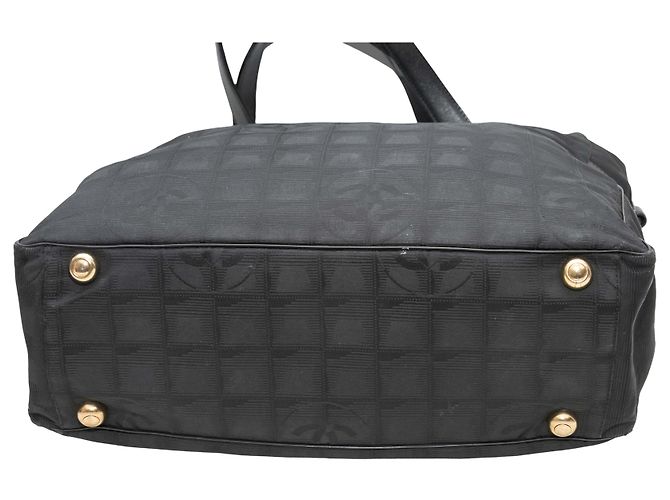 Chanel Nylon Logo Tote Bag in Schwarz - Ansicht 4