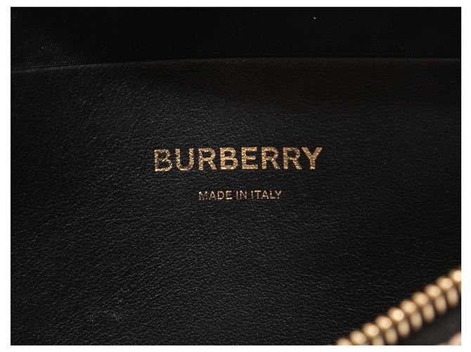borsello da vita Burberry con stampa logo Tan & Multicolor Cammello - vista 5
