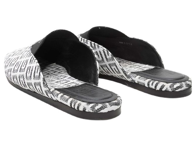 White & Black Givenchy Bedford 4G Jacquard Mules Size 38 - view 4