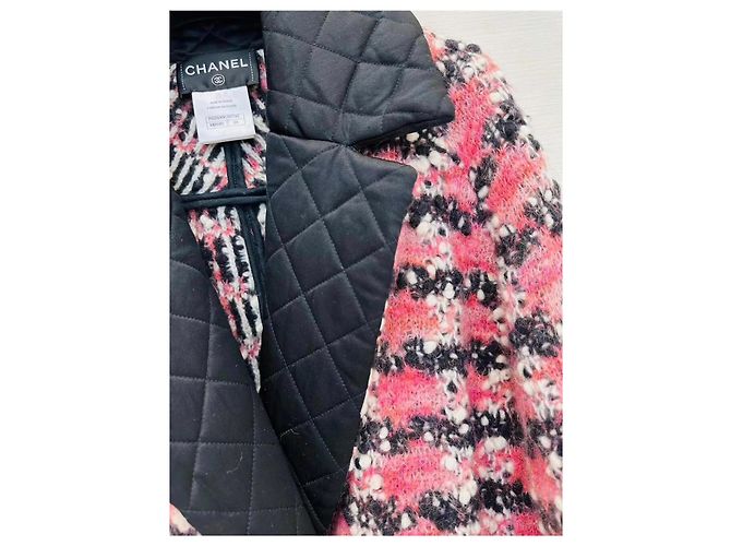 Chanel Tweed Mantel Mehrfarben - Ansicht 3