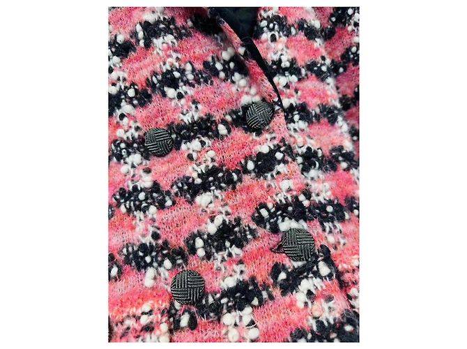 Chanel Tweed Mantel Mehrfarben - Ansicht 4