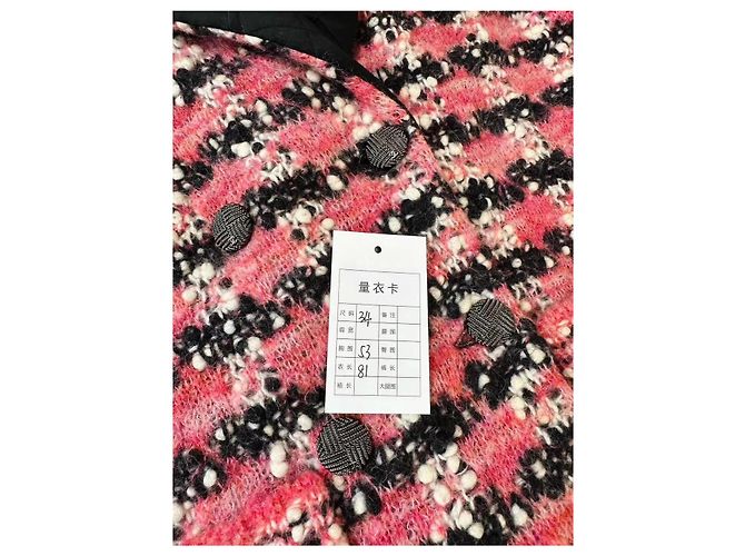 Chanel Tweed Mantel Mehrfarben - Ansicht 7