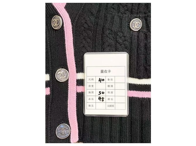 Chanel Kaschmir Strickware Damen Größe 40 Mehrfarben - Ansicht 6