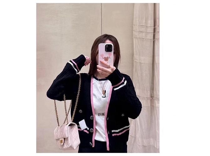 Chanel Kaschmir Strickware Damen Größe 40 Mehrfarben - Ansicht 8