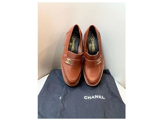 Chanel Ballerine in Pelle Marrone Taglia 35.5 Multicolore - vista 2