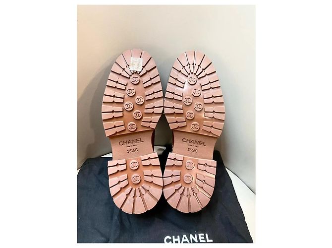 Chanel Ballerine in Pelle Marrone Taglia 35.5 Multicolore - vista 7