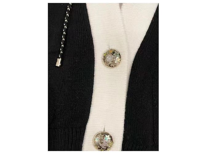 Pull Chanel en coton avec sequins Taille 38 Multicolore - vue 4