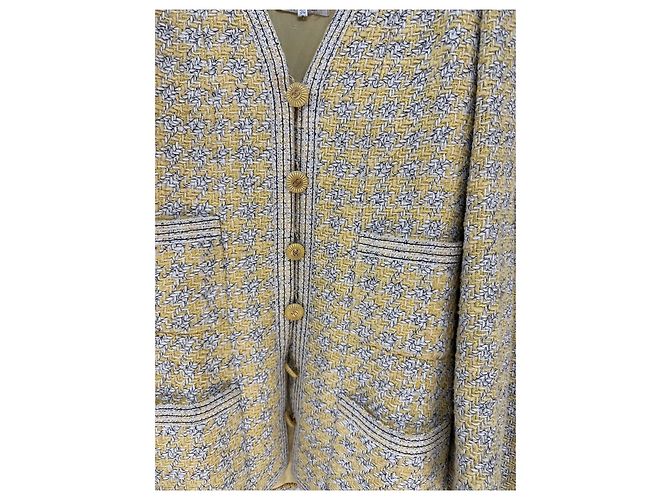 Falda Chanel de tweed amarillo talla 36 Multicolor - vista 2