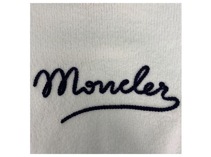 Malha Moncler de lã branca Multicor - vista 7