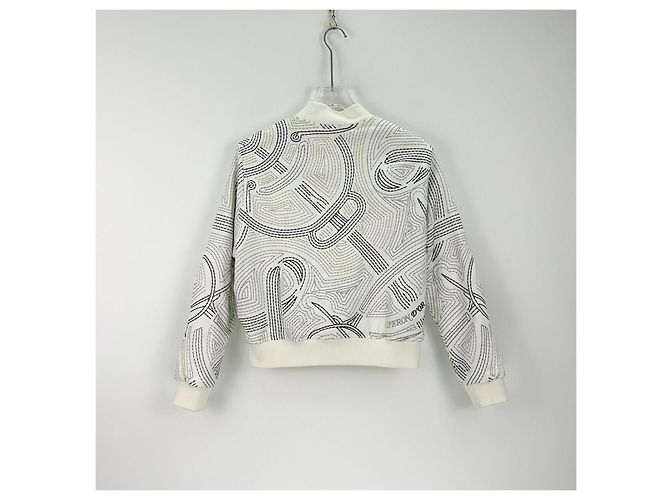 Hermès Cotton Jacket White Multiple colors - view 4