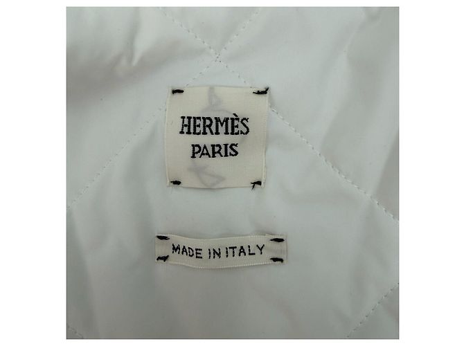 Hermès Cotton Jacket White Multiple colors - view 5