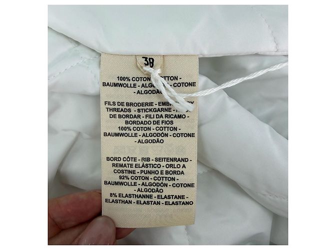 Hermès Cotton Jacket White Multiple colors - view 6