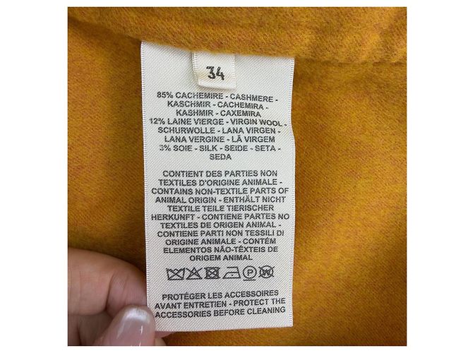 Hermès Cashmere Jacket Brown Multiple colors - view 6