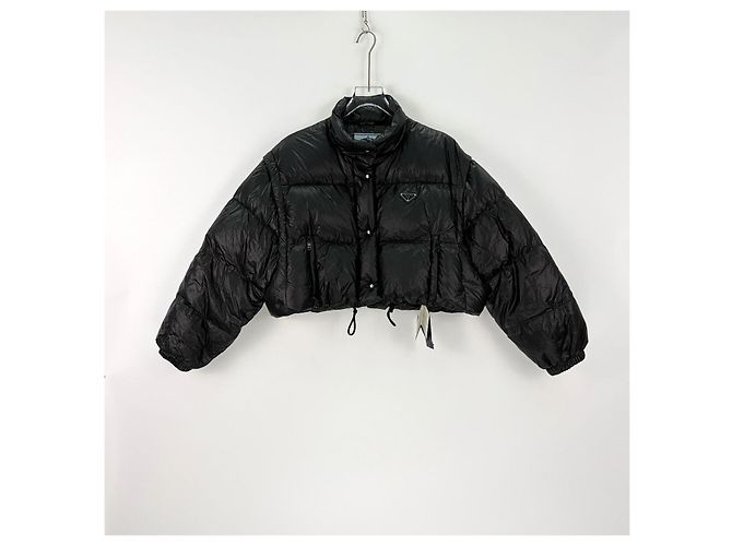 Chaqueta Prada Negra de Poliamida Multicolor - vista 3