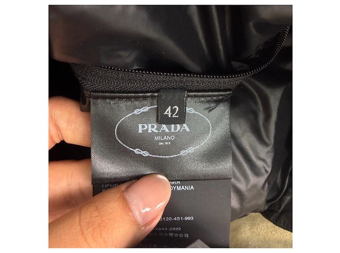Chaqueta Prada Negra de Poliamida Multicolor - vista 6