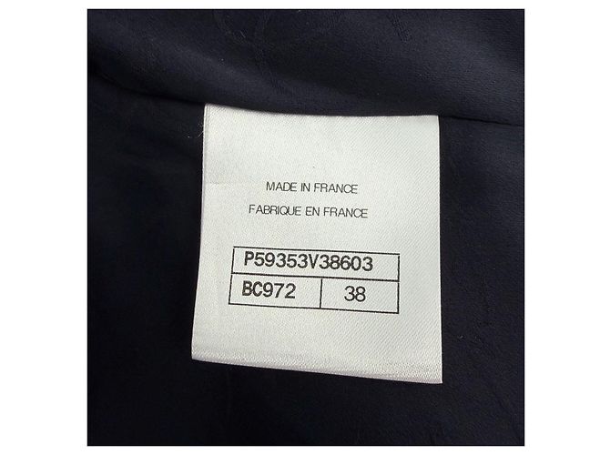 Chanel Navy Tweed Double Breasted Jacket Multiple colors - view 6
