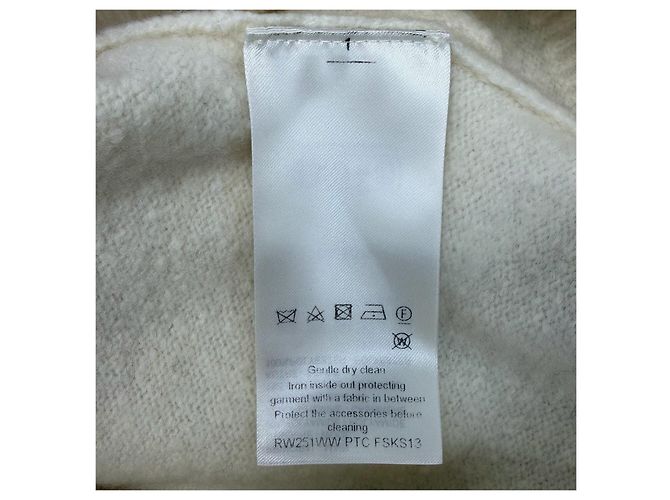 Top Louis Vuitton de Lana Blanco de Manga Corta Multicolor - vista 6