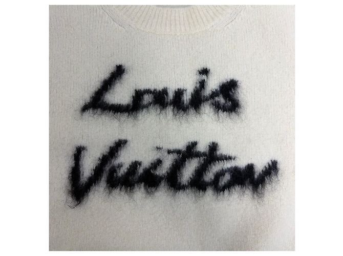 Top Louis Vuitton de Lana Blanco de Manga Corta Multicolor - vista 7