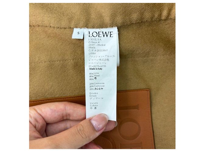 Loewe Mantel aus Kaschmir in Camel Mehrfarben - Ansicht 6