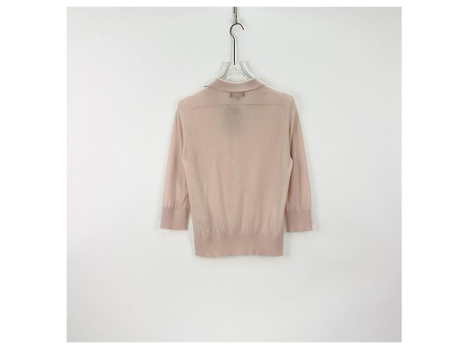 Loro Piana Strickpullover aus Kaschmir in Rosa Puffärmel Mehrfarben - Ansicht 4