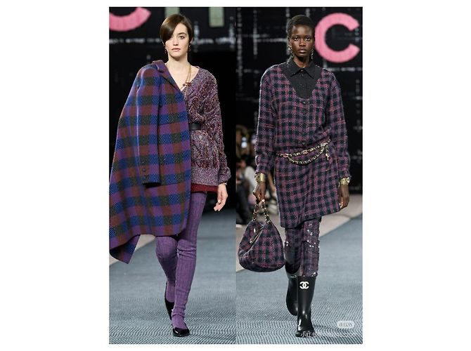Chanel Tweed Kleid Mehrfarbig Größe 36 Mehrfarben - Ansicht 5