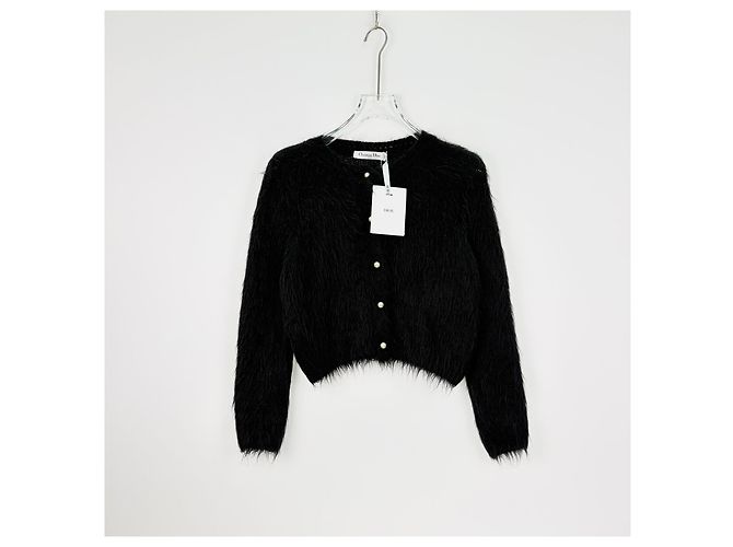 Autre Marque Pull Dior en laine noir avec perles Multicolore - vue 3