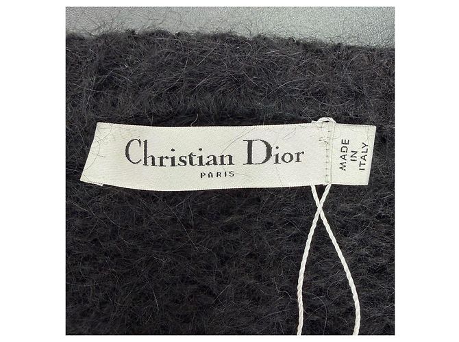 Autre Marque Pull Dior en laine noir avec perles Multicolore - vue 5