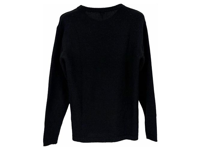 Malha de lã Loewe Preta Multicor - vista 2