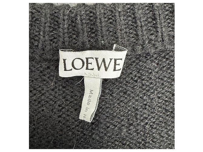 Malha de lã Loewe Preta Multicor - vista 5