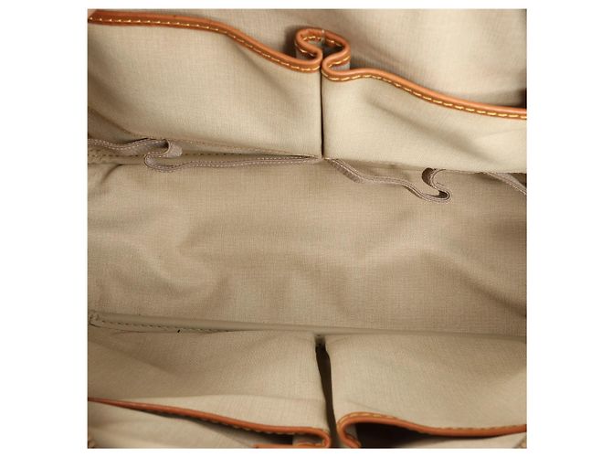 Borsa a mano Louis Vuitton Deauville Monogram Canvas in marrone M47270 Beige - vista 11