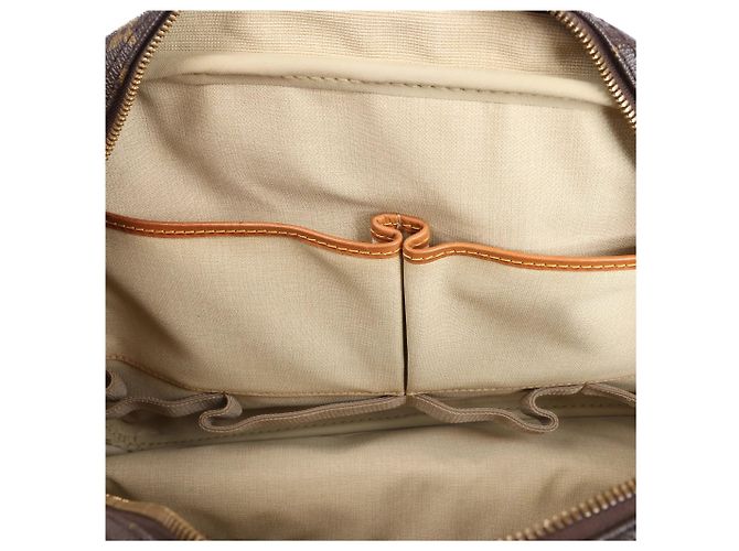 Borsa a mano Louis Vuitton Deauville Monogram Canvas in marrone M47270 Beige - vista 12