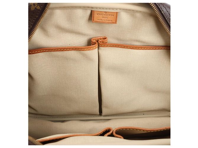 Borsa a mano Louis Vuitton Deauville Monogram Canvas in marrone M47270 Beige - vista 13