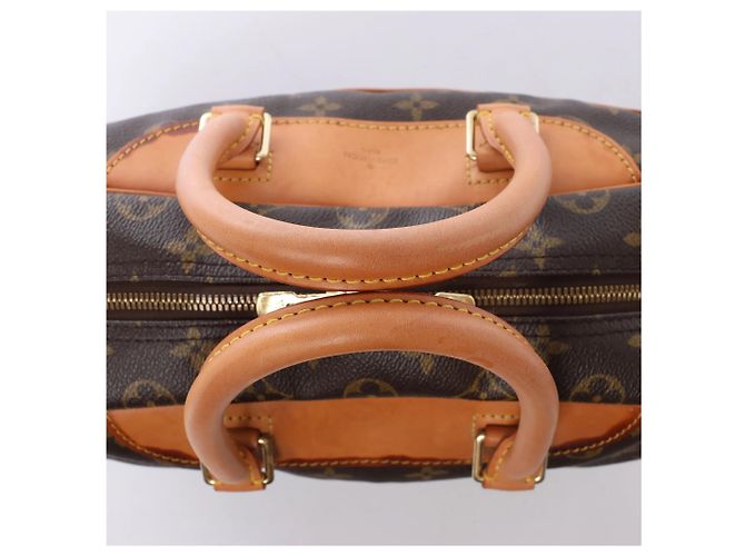 Borsa a mano Louis Vuitton Deauville Monogram Canvas in marrone M47270 Beige - vista 4