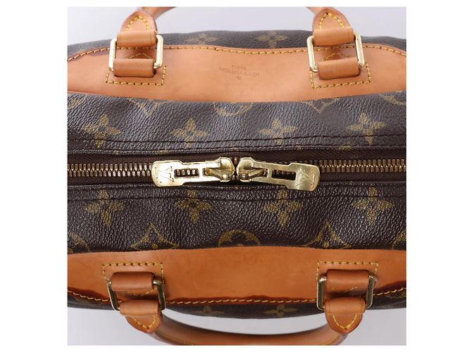 Borsa a mano Louis Vuitton Deauville Monogram Canvas in marrone M47270 Beige - vista 5