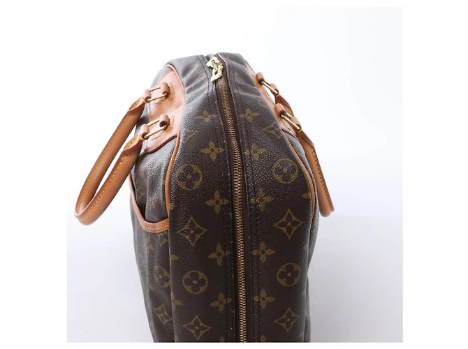 Borsa a mano Louis Vuitton Deauville Monogram Canvas in marrone M47270 Beige - vista 7